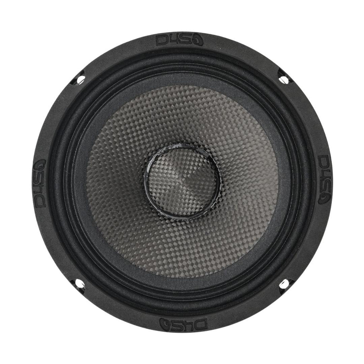 Down4Sound D4S-SF658CF 6.5" 180W Carbon Fiber Water Resistant Shallow Midrange Speakers 8-Ohm