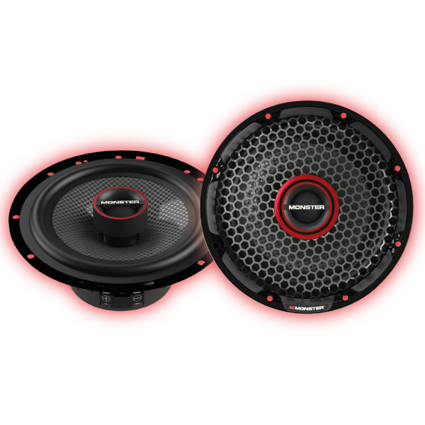 Monster MS652C 6.5″ 2-Way Coaxial Speakers (Pair)
