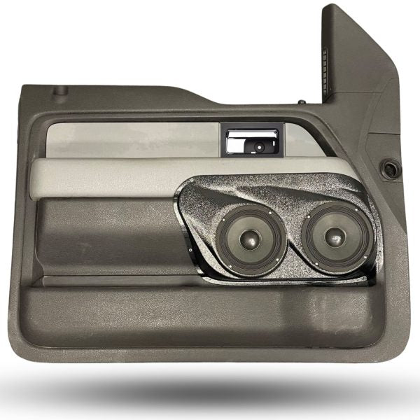 Custom Speaker Pods Dual 6.5″ Speaker Pods for the Front Door of a 09-14 Ford F-150