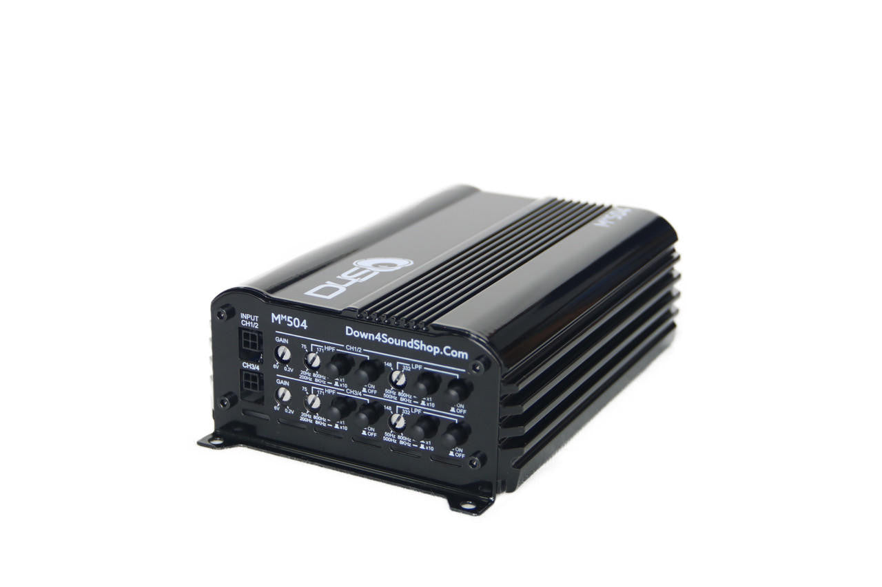 Down4Sound MM504 (MINI MAXX) 300W RMS MINI 4-Channel Amplifier