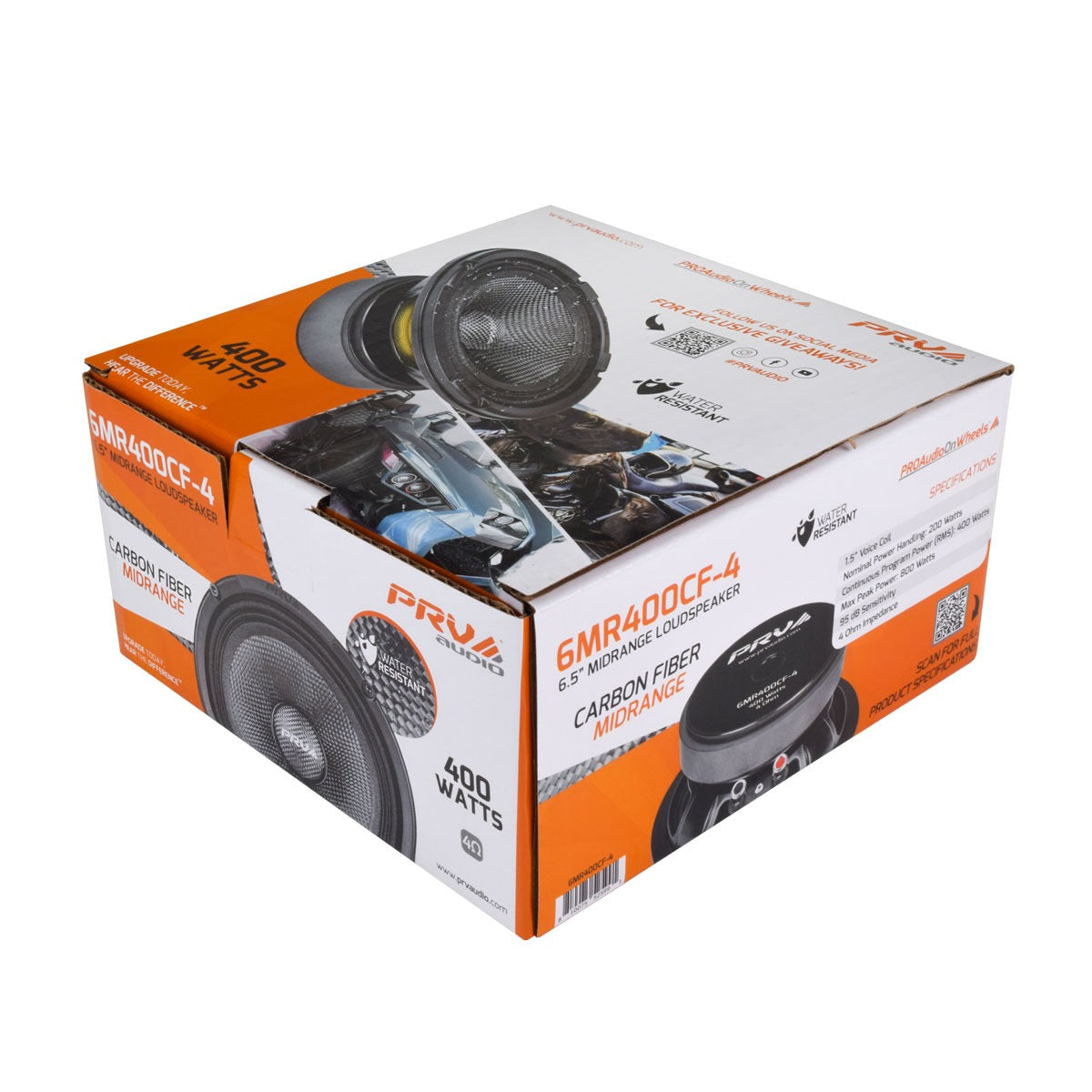 PRV Audio 6MR400CF-4 | 6.5" 400W Midrange Speaker (Single)