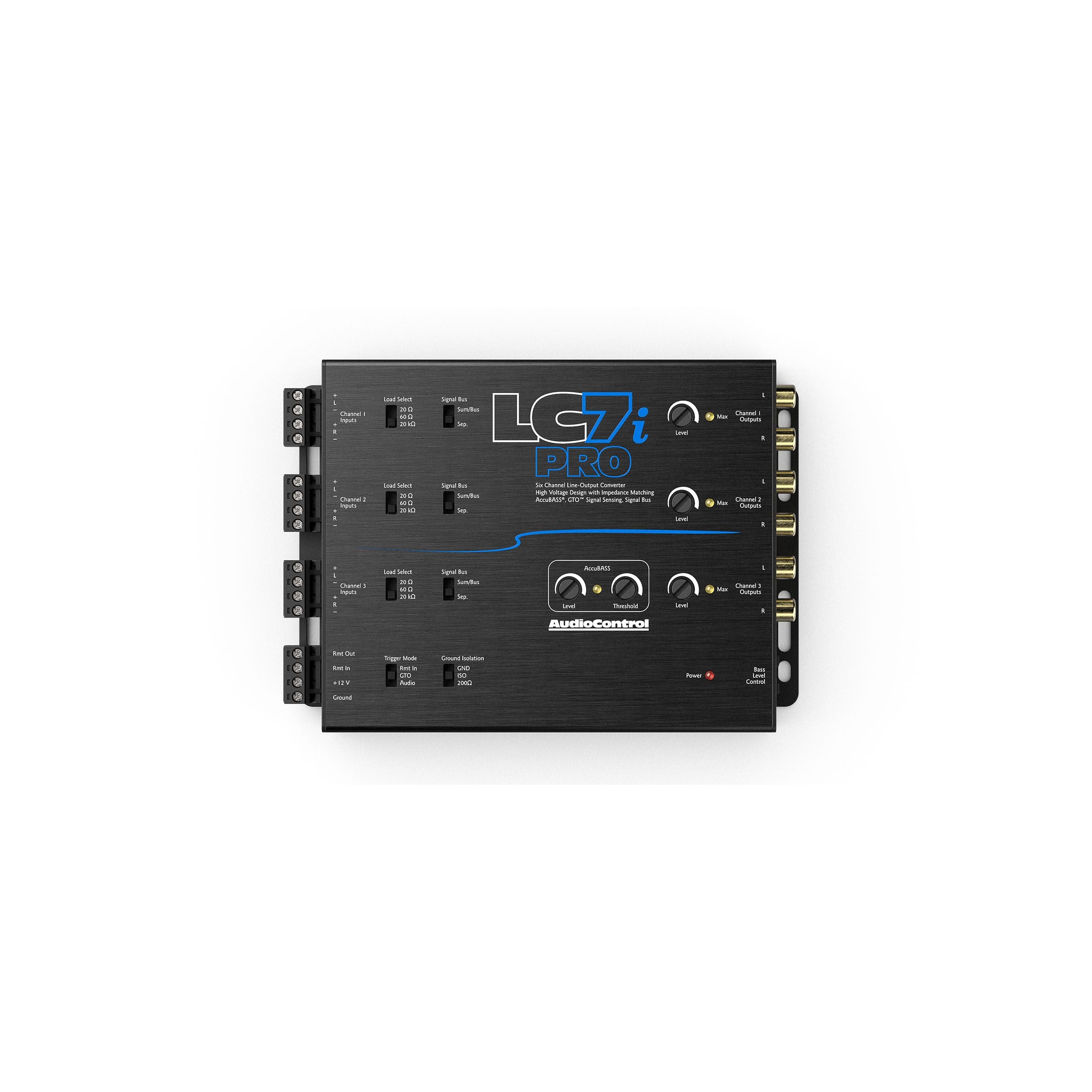 AudioControl LC7i PRO 6-Channel Line Output Convertor With Bass