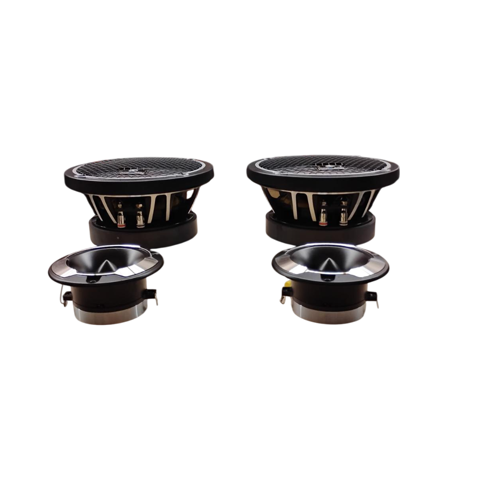Nemesis Audio NA-6.5HPK 6.5" Midrange Speakers & Pro Tweeters Bundle