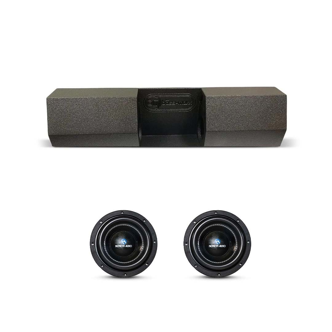 2) Nemesis Audio NA-8M 700W RMS & Universal Single Cab Dual 8