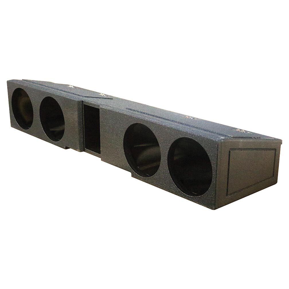 QPower QBGMCFF07408 Quad 8" Ported for GMC/Chevy 2007-2020 Crew Cab