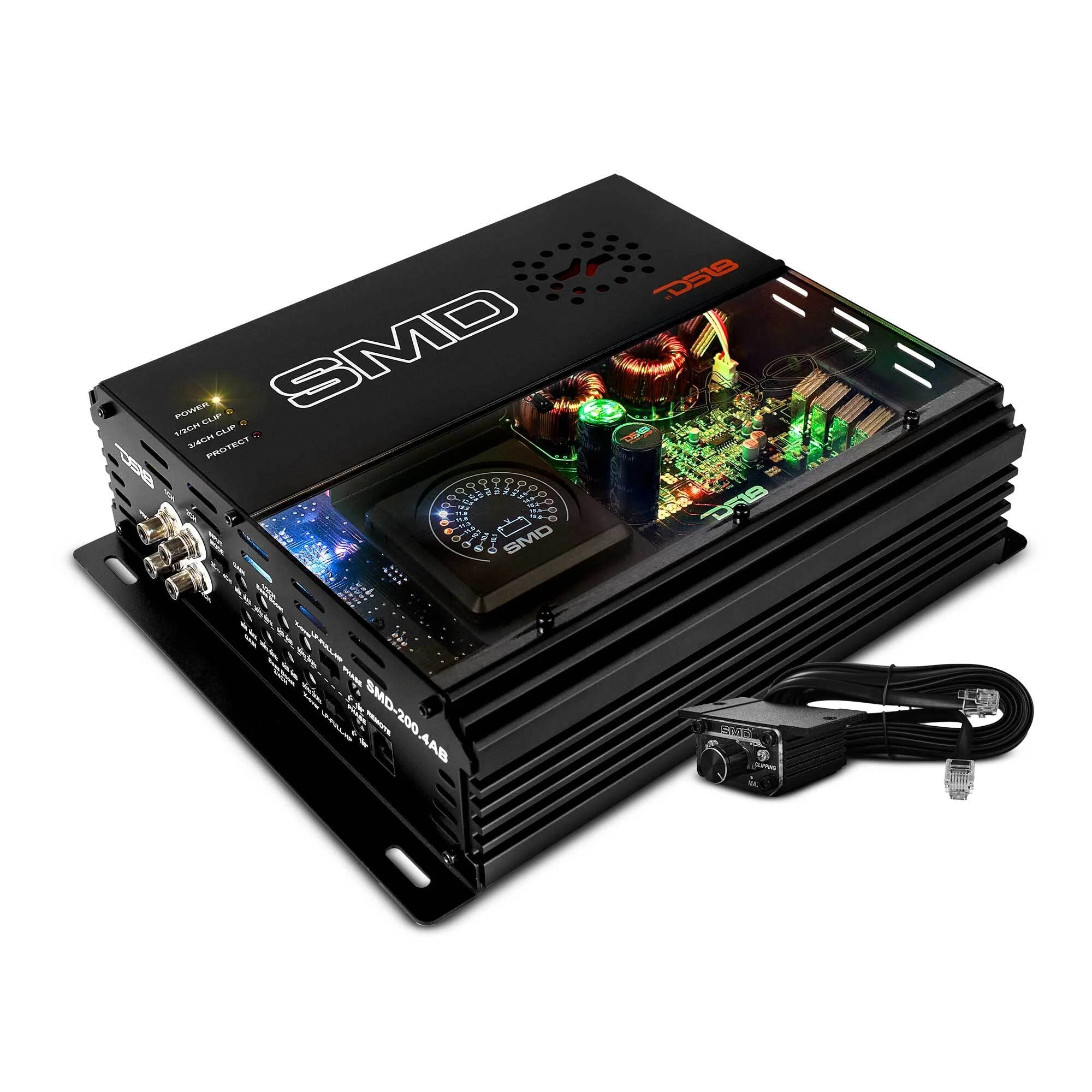 DS18 EXL-P800X4 4-Channel Car Amplifier - Class AB, 400W RMS DS18 EXL-P800X4 4-Channel Car Amplifier - Class AB, 400W RMS