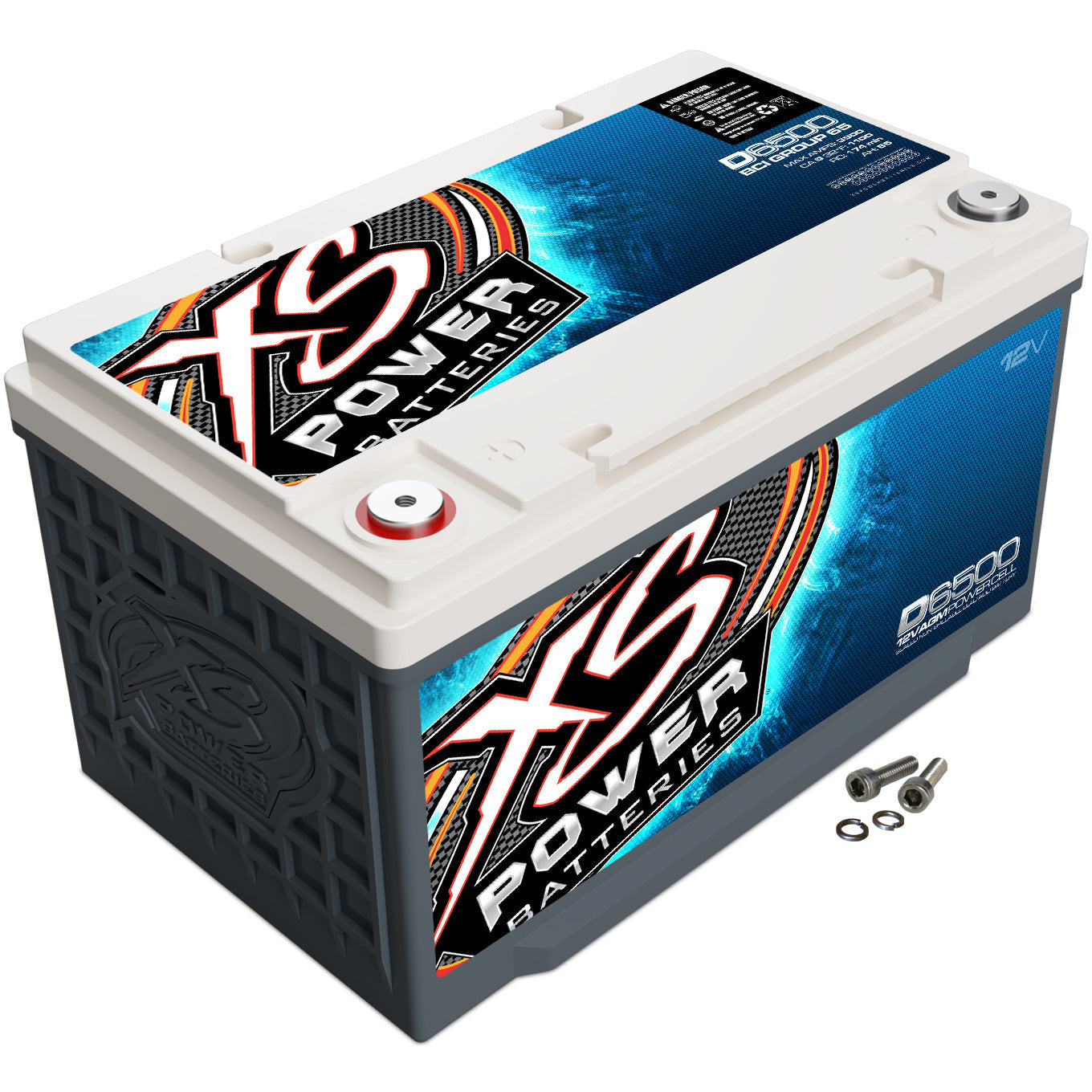 XS Power D6500 86 AH 3900 Watts AGM Power Cell 12-Volt Battery