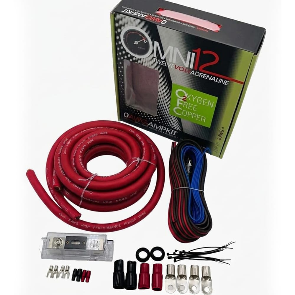 Omni12 100% Copper OFC Amplifier Installation Kit 0GA