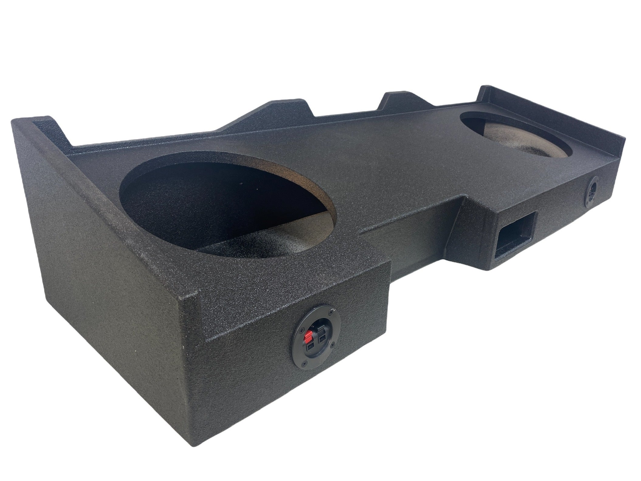 Dual 12" Down Fire Box for Chevy Silverado / GMC Sierra Crew Cab 19-25