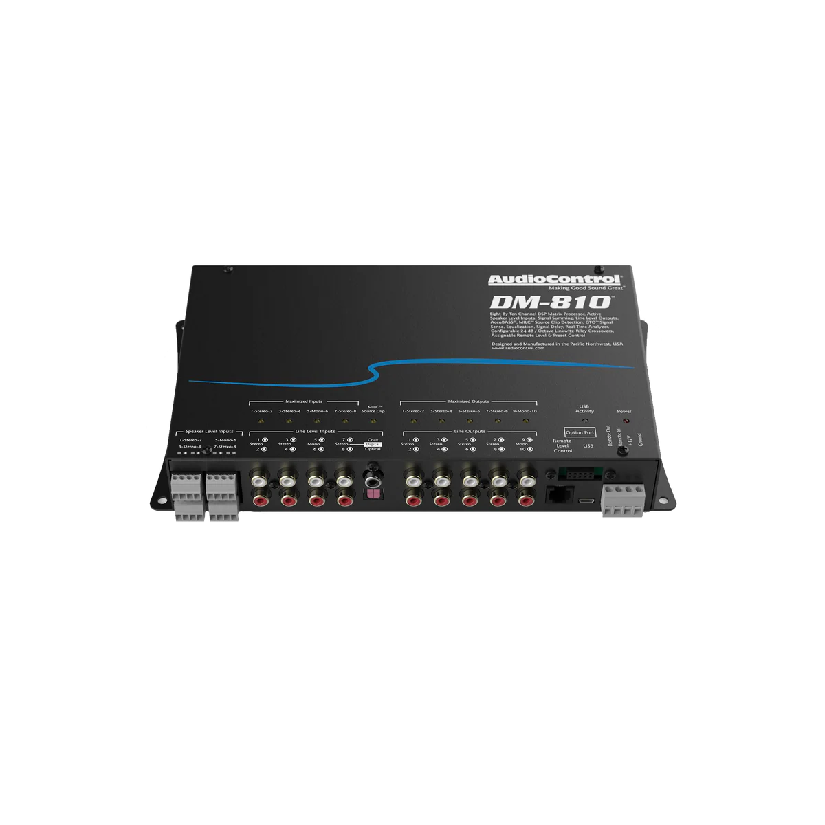 Matrix Dsp AudioControl DM-810 | 8x10 Channel DSP Matrix Processor
