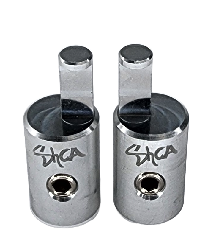 Sky High Car Audio 1/0 to 4 Gauge Amp Input Reducers (Pair)