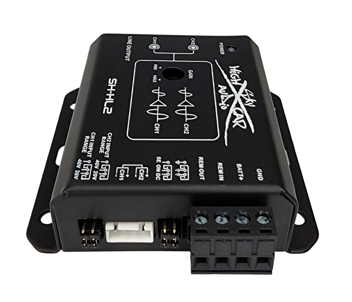 Sky High Car Audio SHCA-SH-HL2 | 2-Channel Hi To Low Converter
