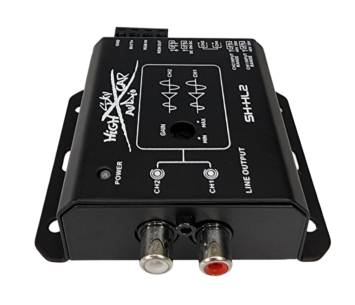 Sky High Car Audio SHCA-SH-HL2 | 2-Channel Hi To Low Converter