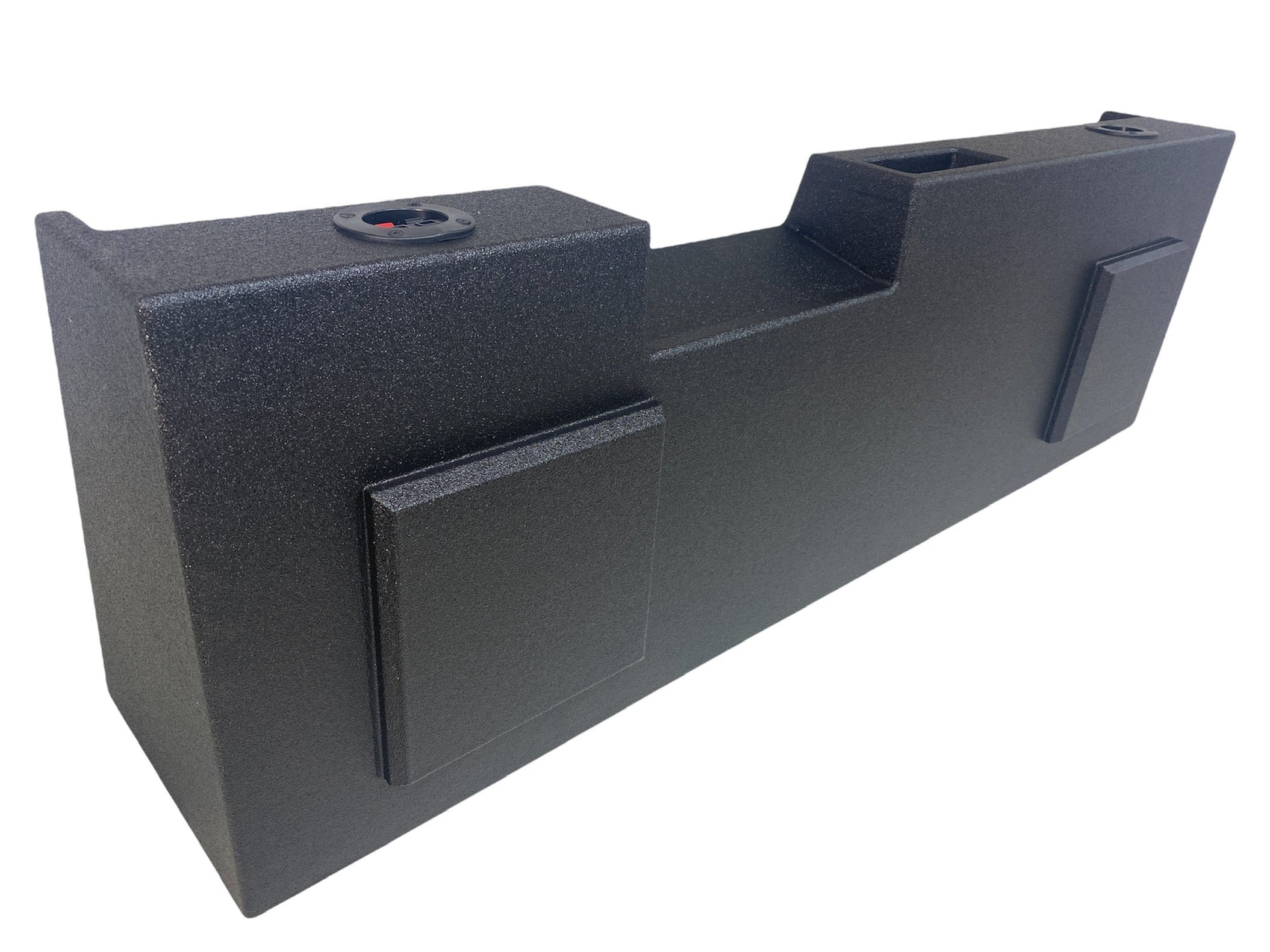 Dual 12" Down Fire Box for Chevy Silverado / GMC Sierra Crew Cab 19-25