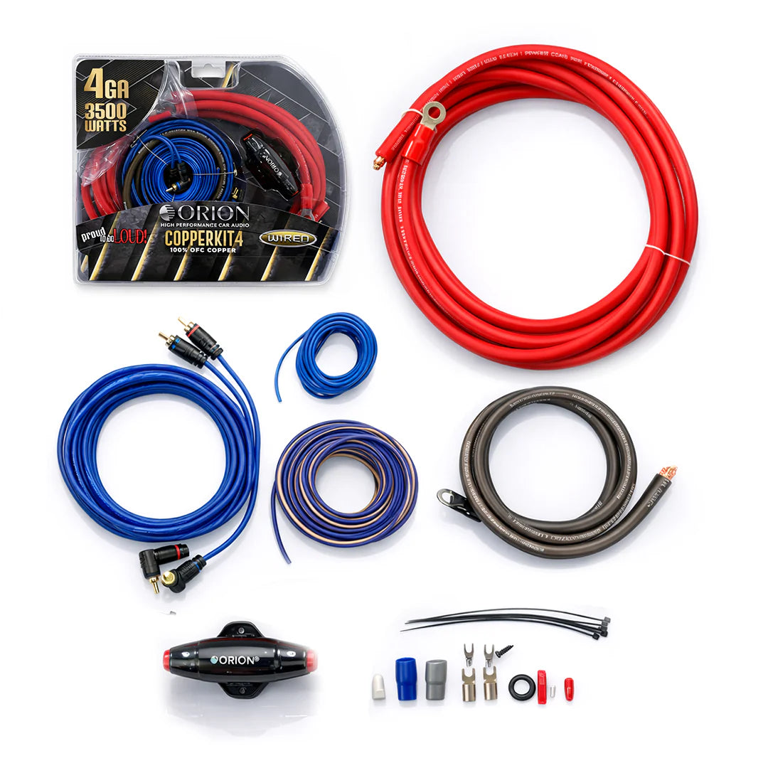 Orion XTRCOPPERKIT4 4-GAUGE 100% OFC AMPLIFIER WIRING KIT