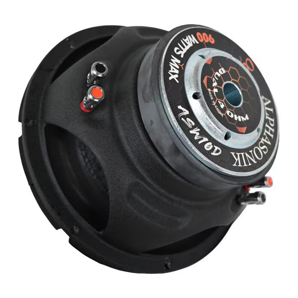 Alphasonik ASW10D 10" 30W RMS Subwoofer DVC 4-Ohm