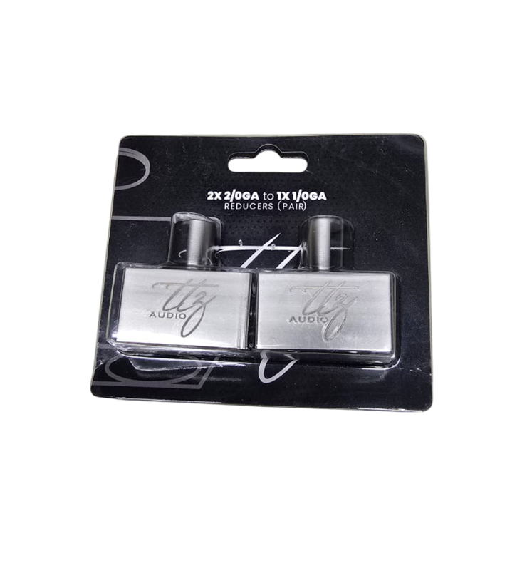 Dual 1/0 AWG to Single 1/0 Amp Input Reducers (Pair)