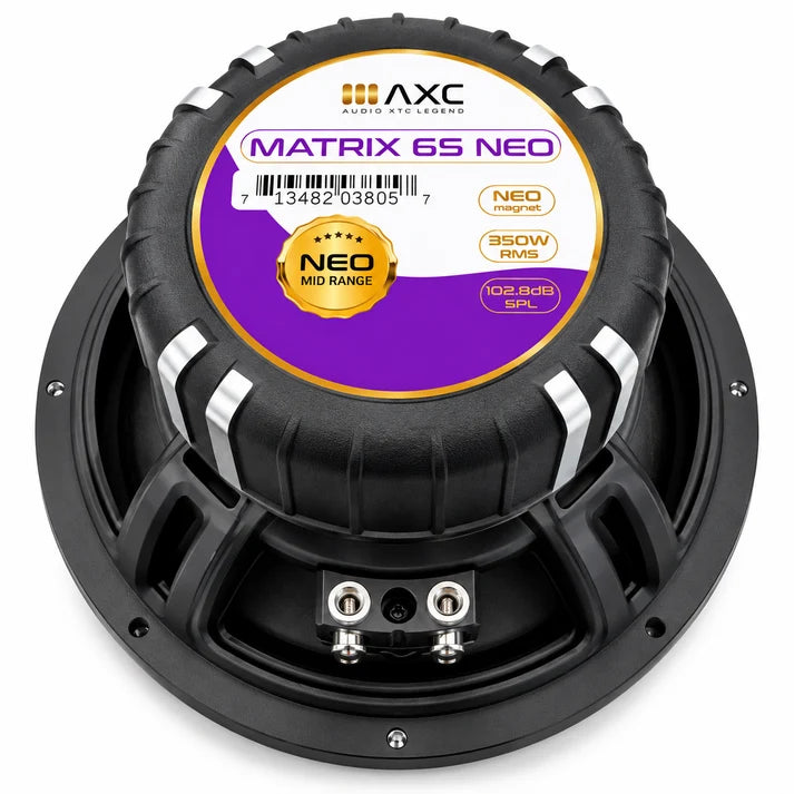 Audio Xtreme Code MATRIX65NEO | 6.5" 350W RMS Neo Midrange Speaker (Single)