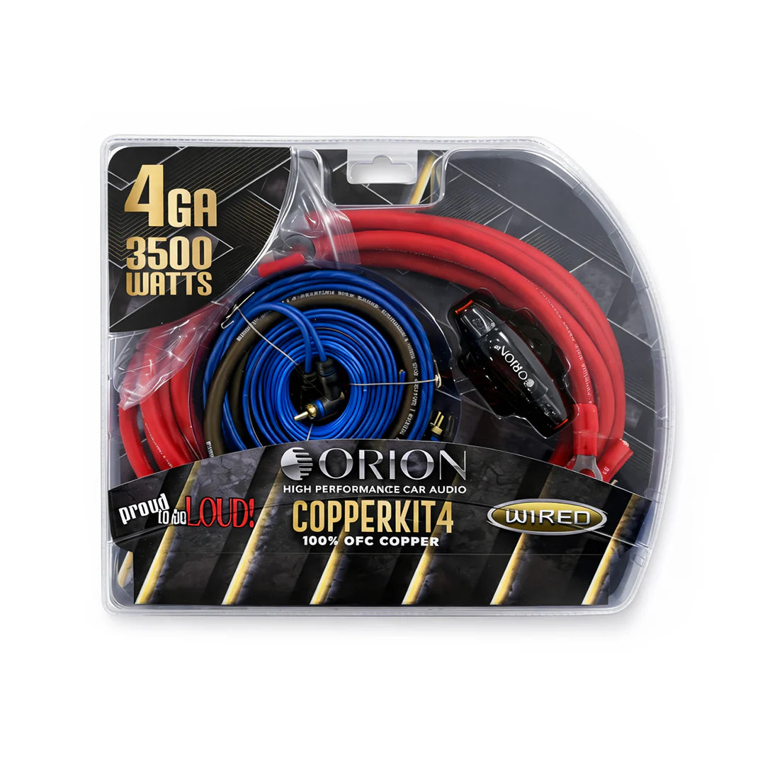 Orion XTRCOPPERKIT4 4-GAUGE 100% OFC AMPLIFIER WIRING KIT