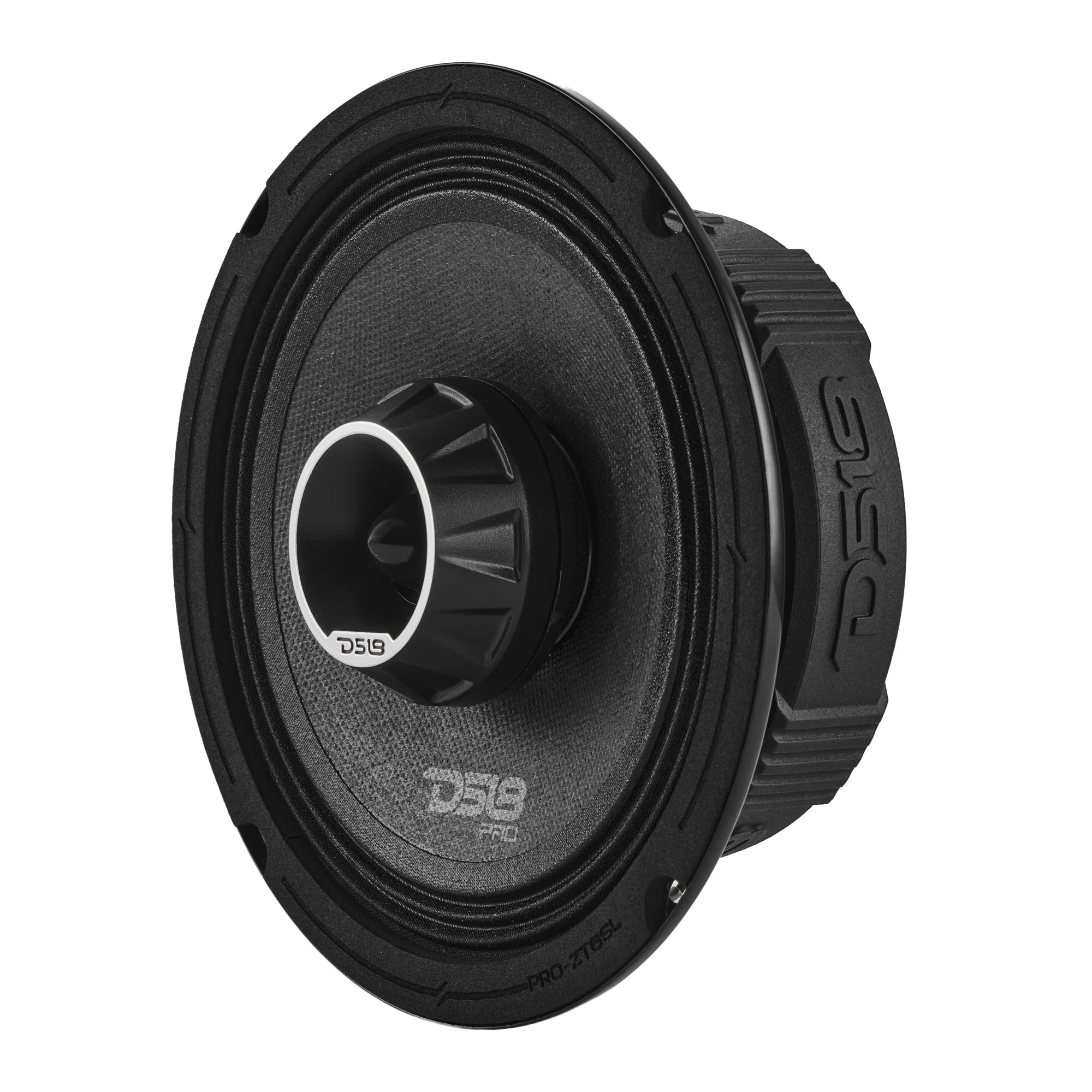 DS18 PRO-ZT6SL 6.5" 200W RMS Slim Coaxial Midrange Speaker  Built-in Bullet Tweeter (Single)
