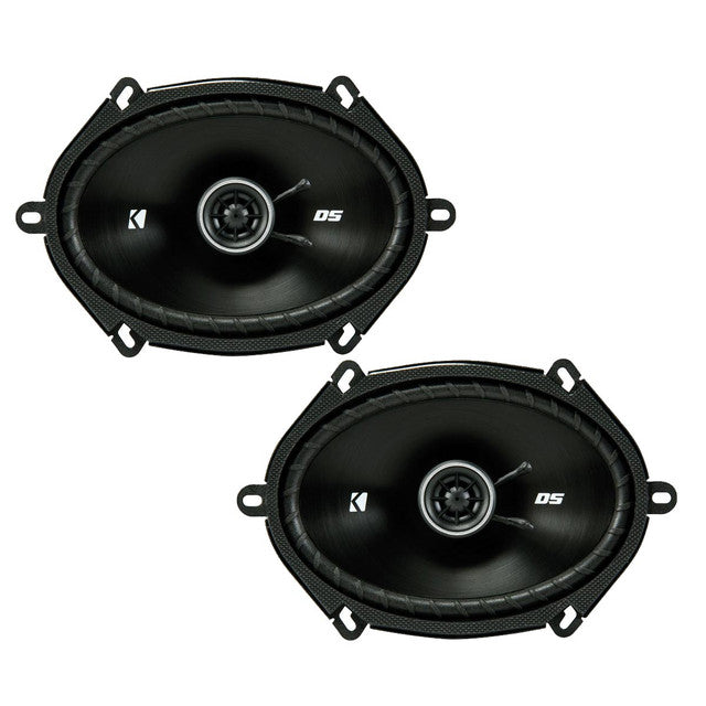 Kicker DSC6804 | 6"x8" 2-Way Coaxial Speakers 4-Ohm (Pair)