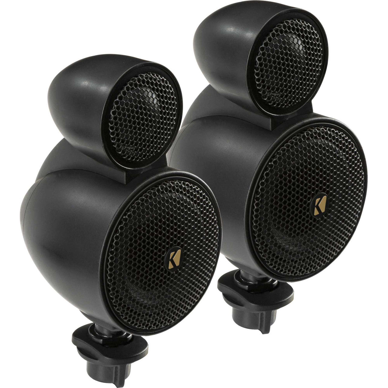 Kicker KSMT2504 | 2.5" Mids and 1" KSMT250 Dual Pod Component System Tweeters 4-Ohm (Pair)