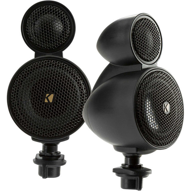 Kicker KSMT2504 | 2.5" Mids and 1" KSMT250 Dual Pod Component System Tweeters 4-Ohm (Pair)