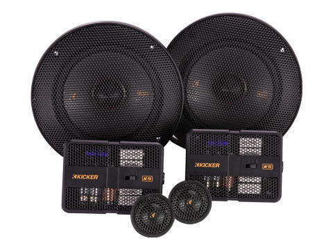 Kicker KSS6504 | 6.5" Component Speakers 4-Ohm (Pair)