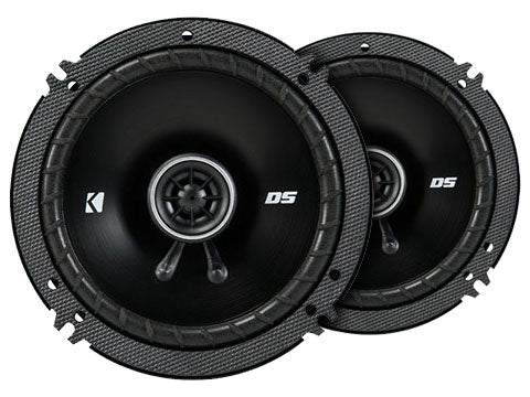 Kicker DSC6504 | 6.5" 2-Way Coaxial Speakers 4-Ohm (Pair)