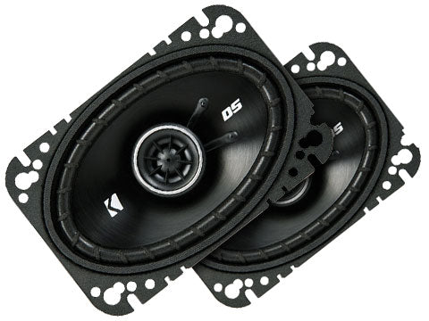 Kicker DSC4604 | 4"x6" 2-Way Coaxial Speakers 4-Ohm (Pair)