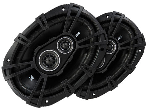 Kicker DSC69304 | 6"x9" 3-Way Coaxial Speakers 4-Ohm (Pair)