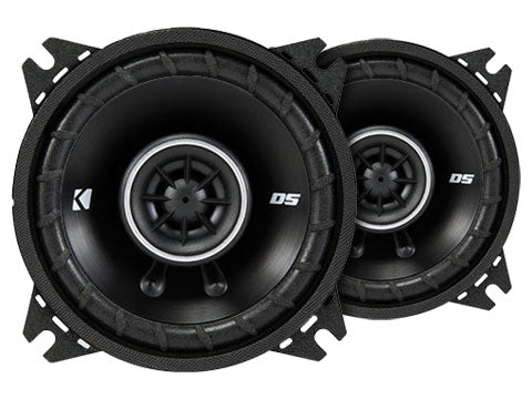 Kicker DSC404 | 4" 2-Way Coaxial Speakers 4-Ohm (Pair)