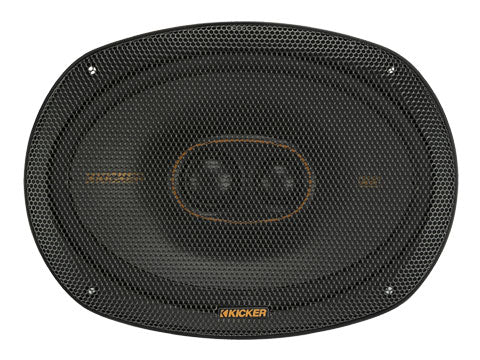 Kicker KSC69304 | 6"x9" 3-Way Coaxial Speakers 4-Ohm (Pair)