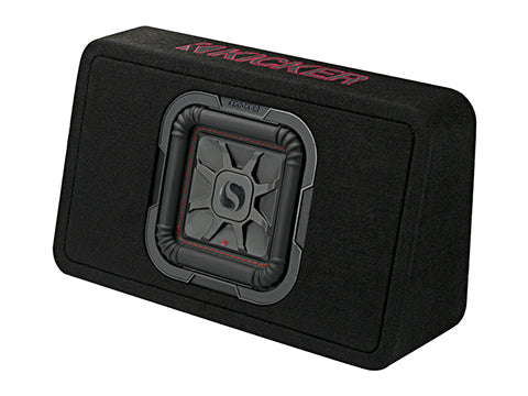 Kicker 46TL7T122 Sealed Enclosure w/ Single L7T Series 12" Shallow Subwoofer