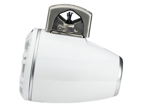 Kicker KMTCXL8W 8" Marine Wakeboard Tower Speakers w/ RGB Lighting - White (Pair)
