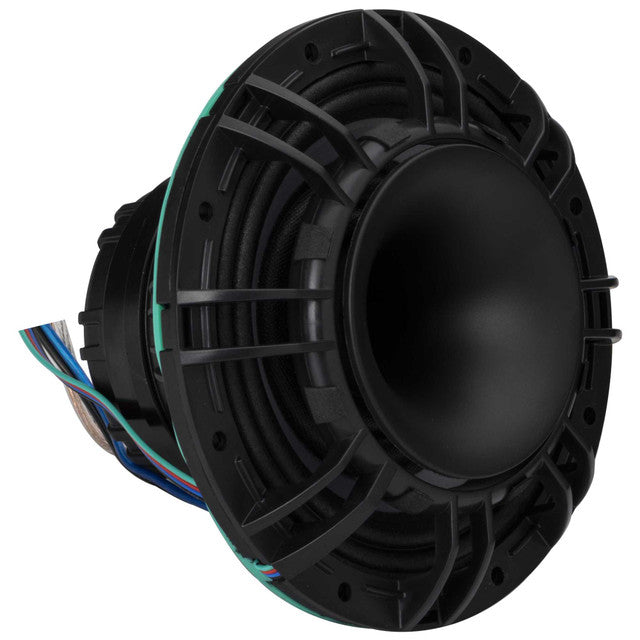 Kicker KMXL65 | 6.5" KMXL Horn RGB-LED Marine Coaxial Speakers 4-Ohm (Pair)