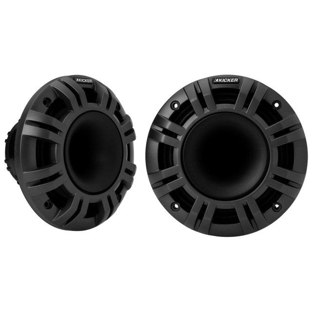 Kicker KMXL65 | 6.5" KMXL Horn RGB-LED Marine Coaxial Speakers 4-Ohm (Pair)