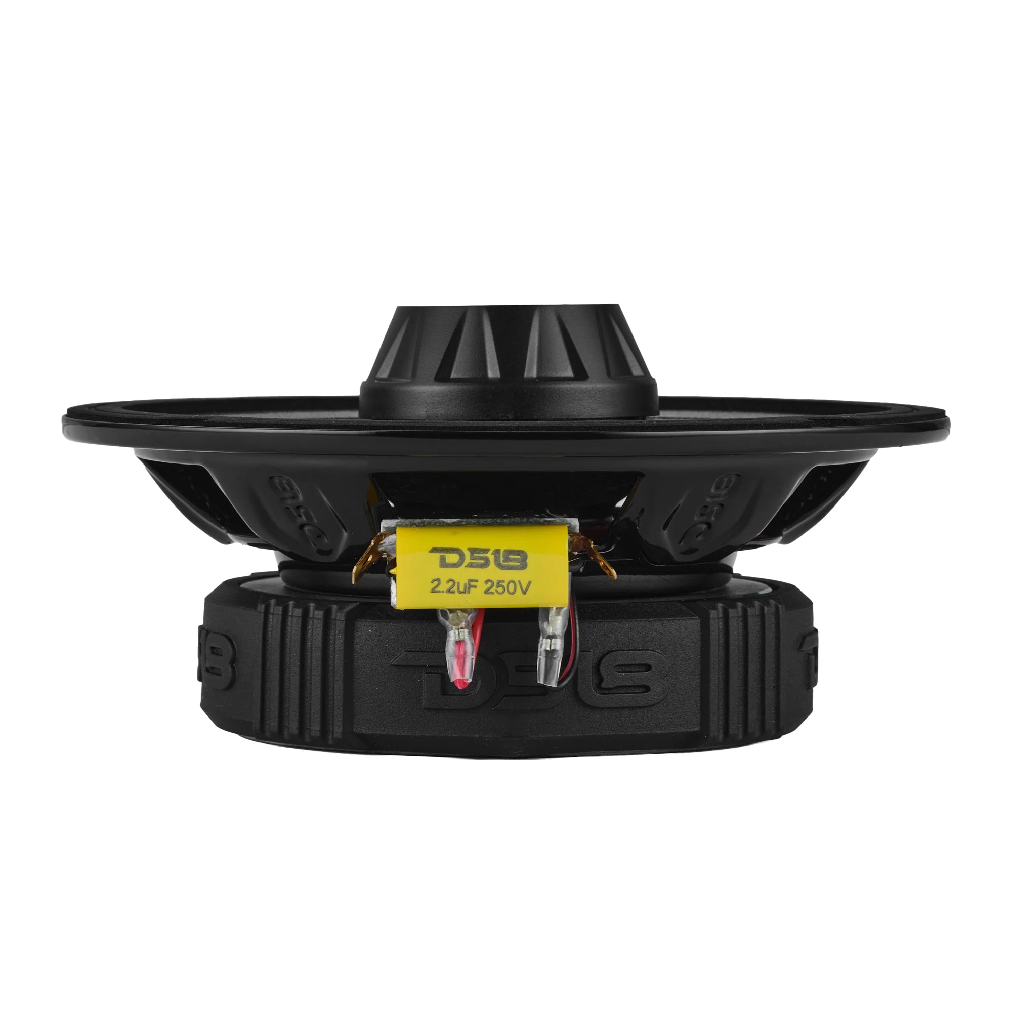 DS18 PRO-ZT6SL 6.5" 200W RMS Slim Coaxial Midrange Speaker  Built-in Bullet Tweeter (Single)