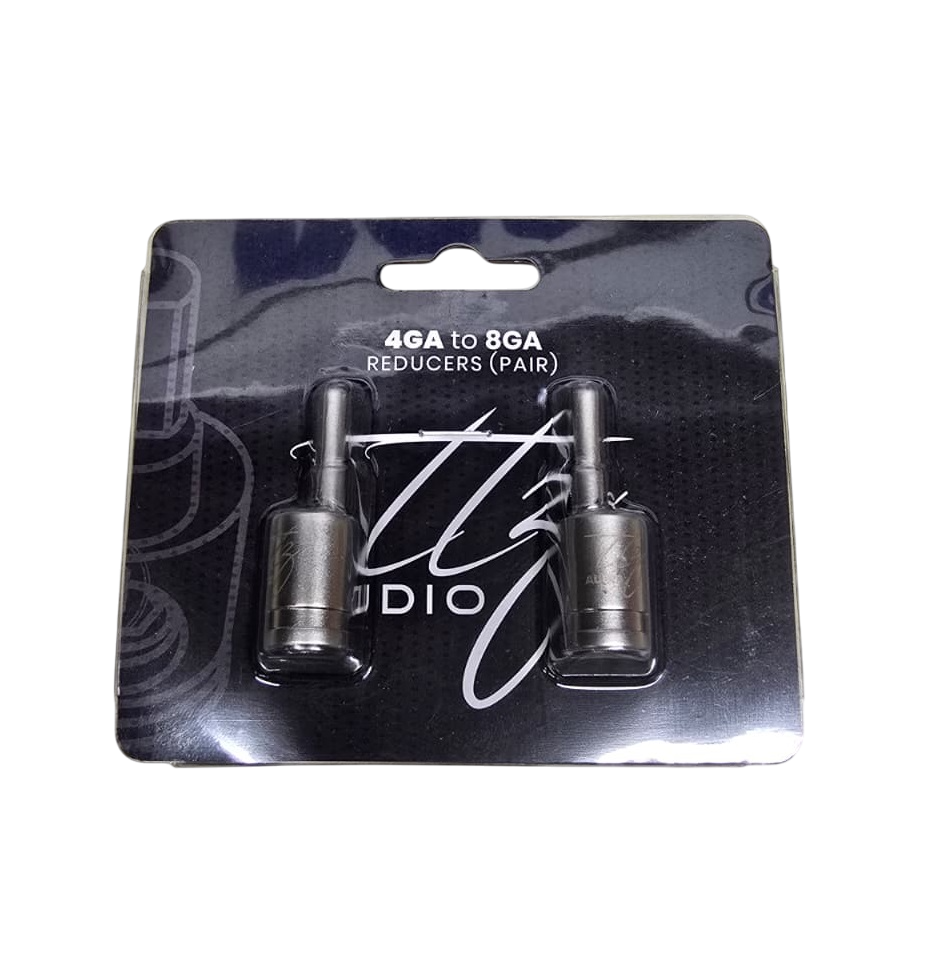Amp Input Reducer 4 Gauge to 8 Gauge Wire Reducers (Pair)