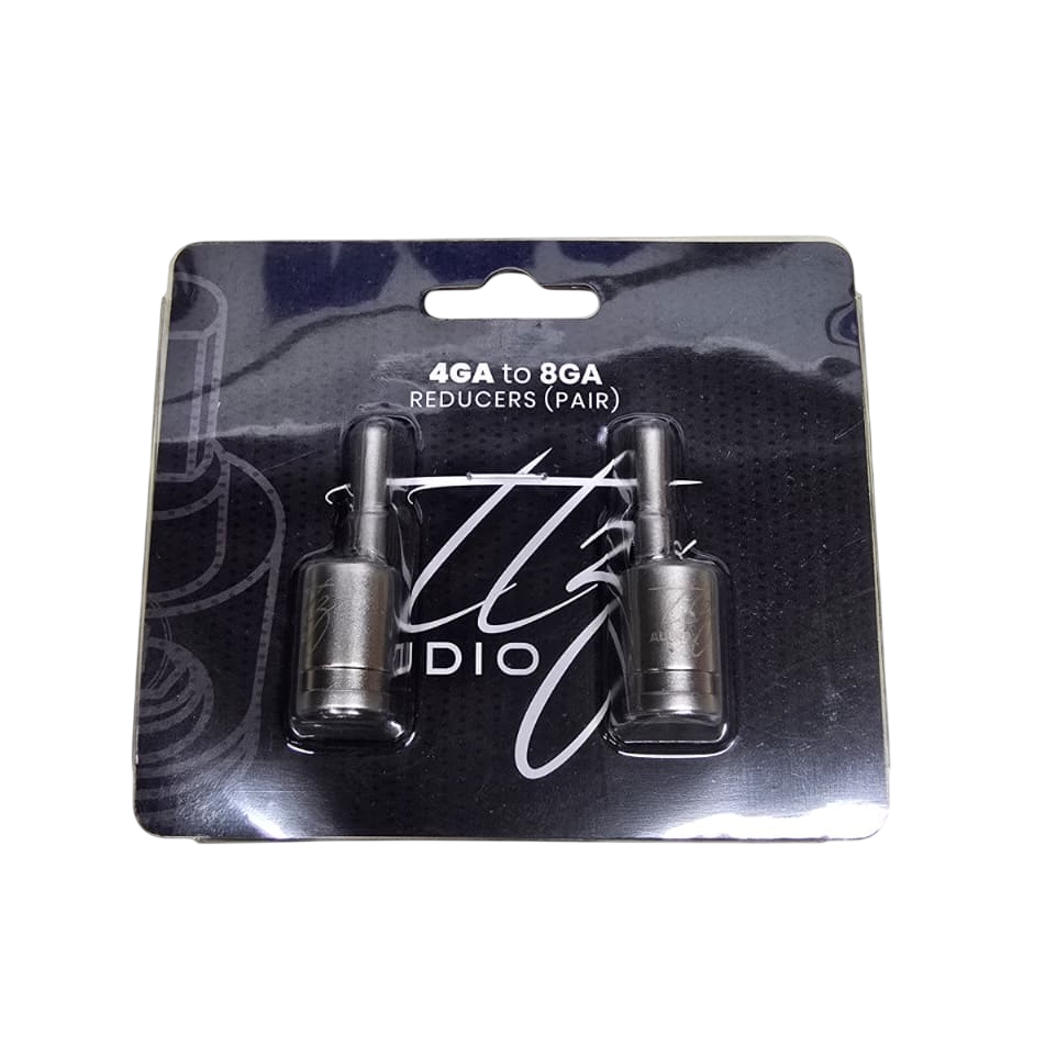 Amp Input Reducer 4 Gauge to 8 Gauge Wire Reducers (Pair)