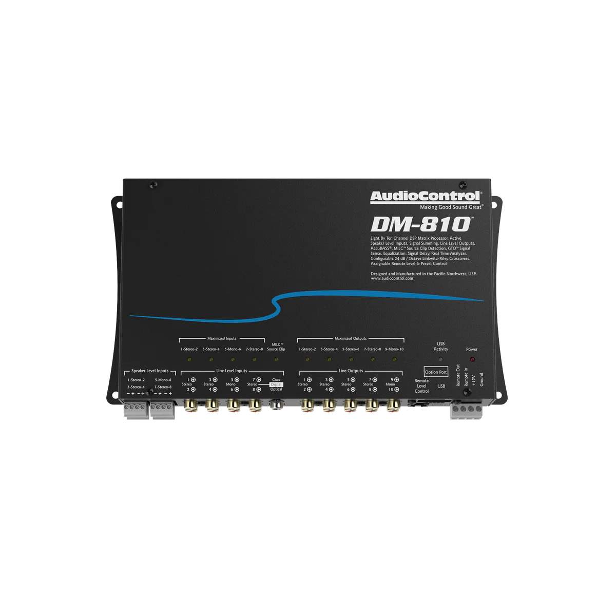 AudioControl DM-810 | 8x10 Channel DSP Matrix Processor