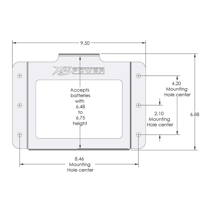 XS Power 511-680 Side Mount