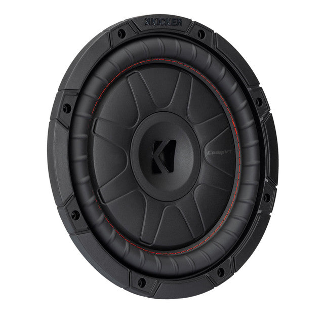 Kicker CVT104 | 10" 375W RMS Shallow Subwoofer SVC 4-Ohm