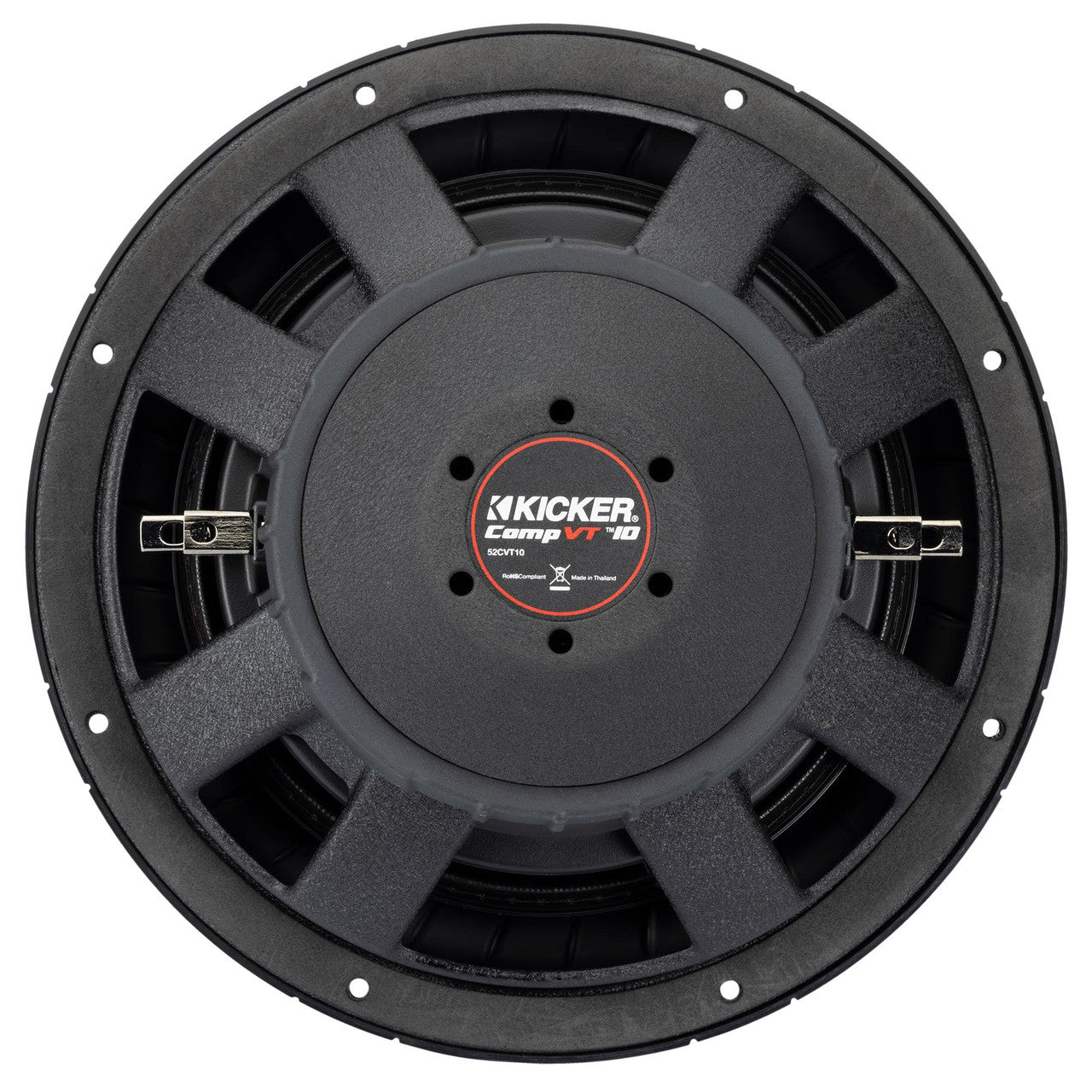 Kicker CVT104 | 10" 375W RMS Shallow Subwoofer SVC 4-Ohm