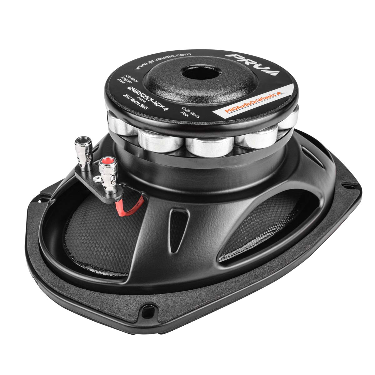 PRV Audio 69MR500CF-NDY-4 | 6"x9" 500W RMS Neodymium Midrange Loudspeakers (Pair)