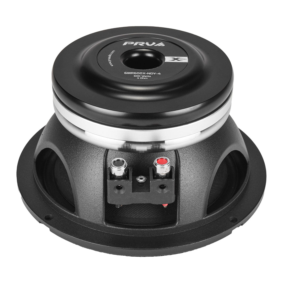 PRV 6MR600X-NDY-4 6.5" 600W RMS Neodymium Midrange Speaker 4-Ohm (Single)