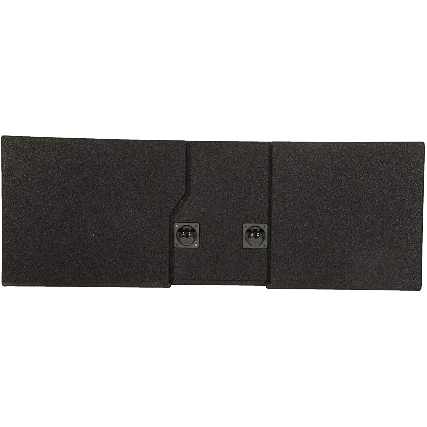QPower QBGMC07210 Dual 10" Under Seat Armor Coated Enclosure for Select 2007-2013 GMC Crew Cab Vehicles