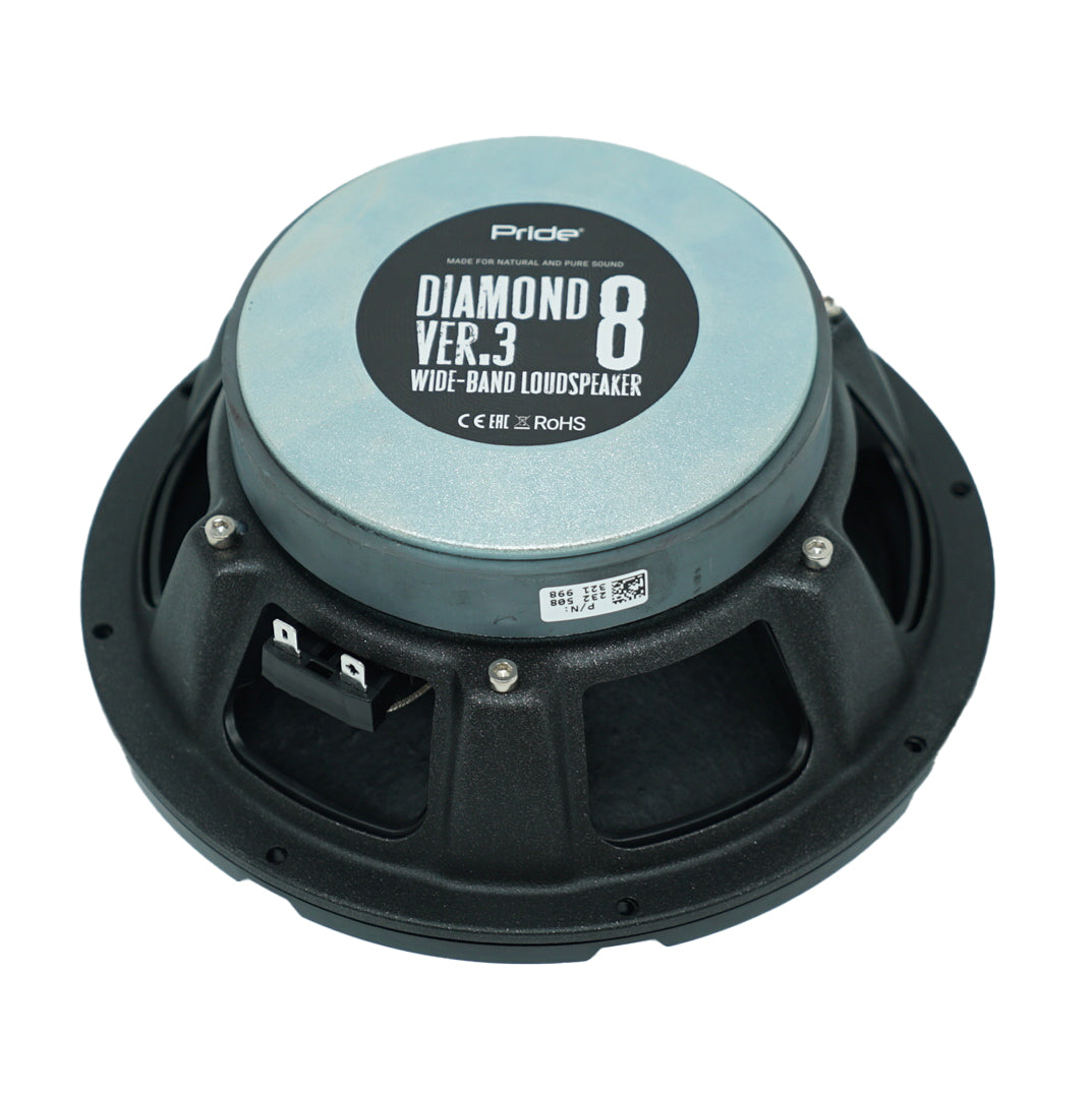 Pride Diamond 8" v3 300W RMS Midrange Speakers (Pair)