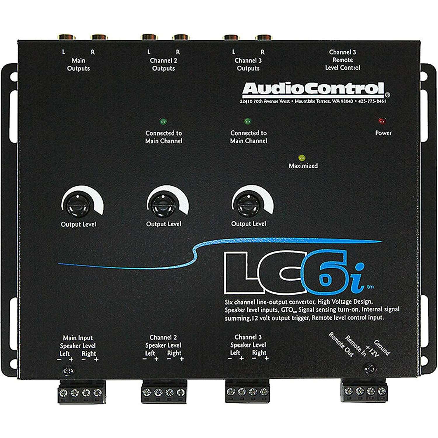 AudioControl LC6i 6-Channel Line Output Convertor With Internal Summing