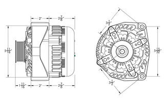 Mechman E Series 400 Amp Billet 96-04 GM Truck